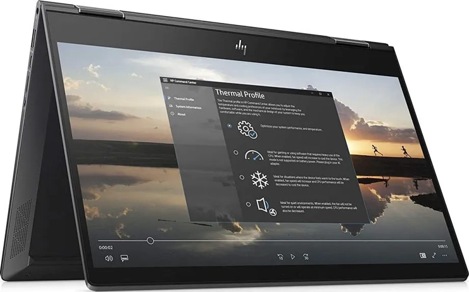 HP Envy x360 13 - AMD Ryzen 7 4700U 10th Generation, 2.0 Ghz, 16GB RAM, 1TB SSD, 14.0" FHD Touch, AMD Radeon Graphics, Fingerprint, Stylus Pen, Windows 11 Pro , Eng-Arab KB, Black