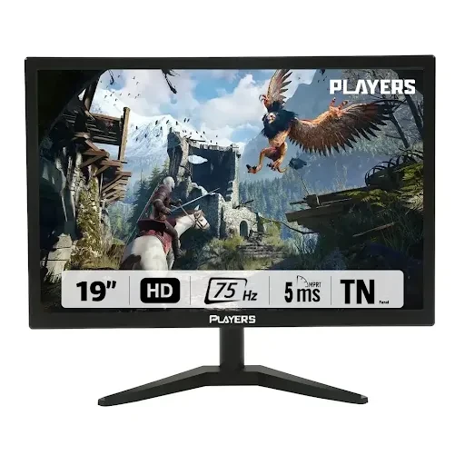[PPC2U] PLAYERS PLY240 Gaming Monitor | 19 Inch | 75Hz | (HD) | 5ms | TN