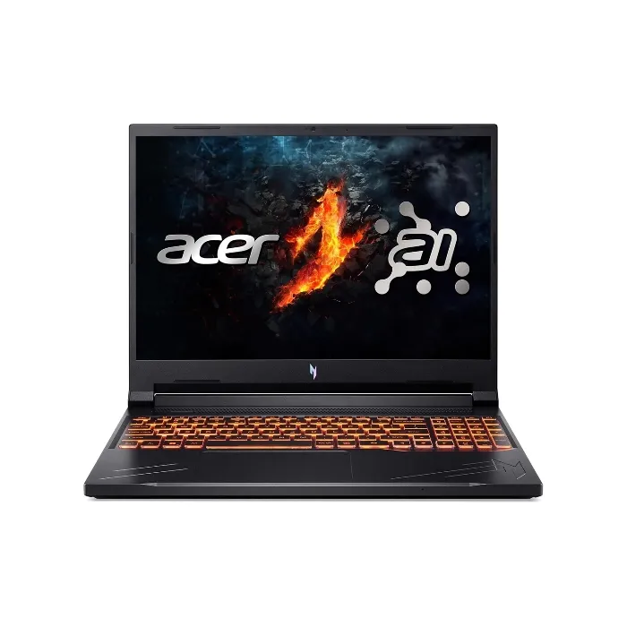 [ANV2U] Acer Nitro V 16 ANV16-41-R5J0 16" WUXGA IPS, 165Hz, CPU Ryzen 7 8845Hz, RAM 16 GB DDR5, SSD 2 TB M.2, RTX 4060 8 GB, Windows 11, Gaming Laptop - Obsidian Black - (English/Arabic Keyboard)