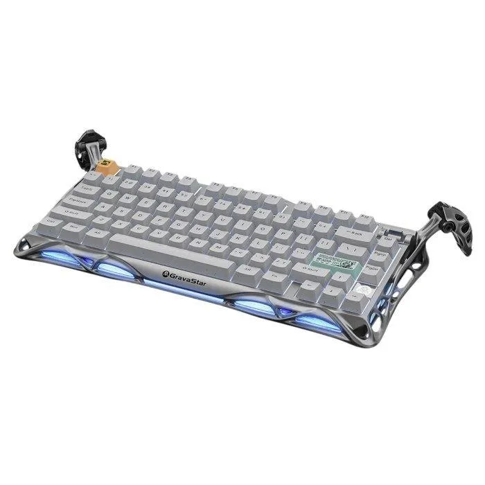 [GPGRU] GravaStar Mercury K1 Pro 75% Wireless Mechanical Gaming Keyboard For Windows XP & Above/Mac - CyberFlare (Used)
