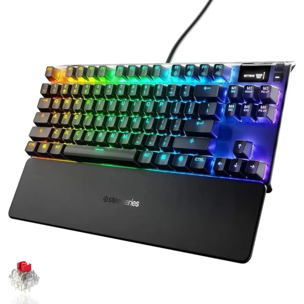 [HAF0U] SteelSeries Apex 7 TKL Mechanical Gaming Keyboard (84 keys) (Used)