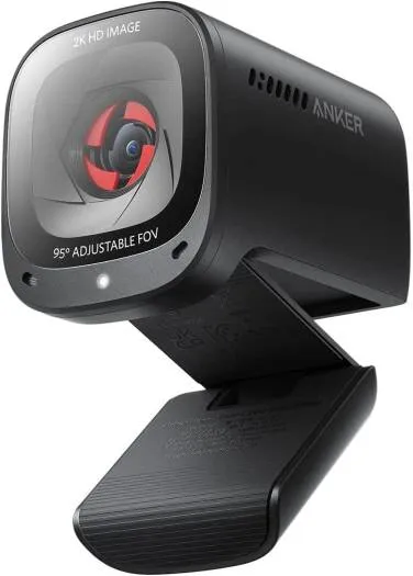 [WKPMX] Anker PowerConf C200 2K Mac Webcam, Webcam for Laptop, Computer Camera, with AI-Noise Canceling Microphones, Stereo Mics, Adjustable Field of View, Low-Light Correction, Built-in Privacy Cover