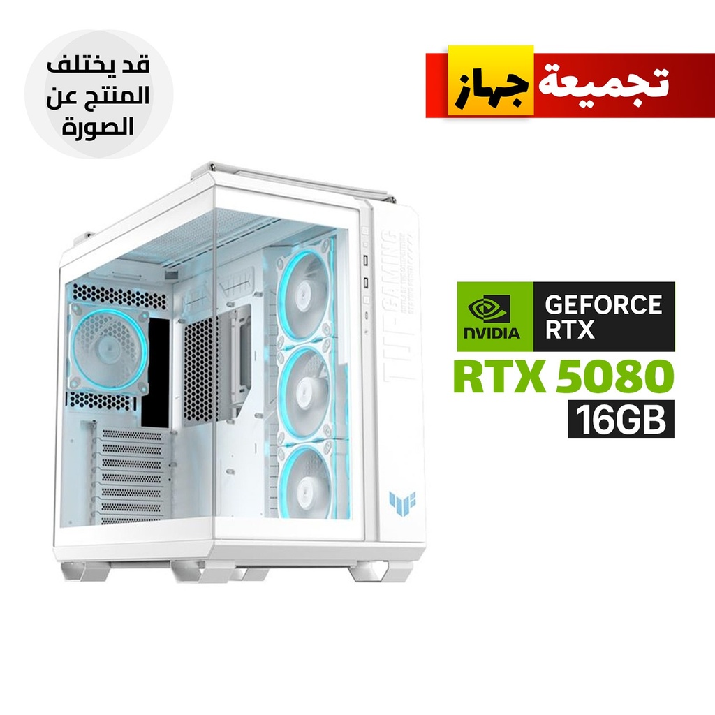 [NS030441] AMD RYZEN 7-9800X3D,ASUS ROG STRIX X870-A WI-FI7,64GB D5 RAM,2TB SSD GEN-5, RTX 5080 16GB, ASUS ROG STRIX 1000 WATT PSU White,ASUS PRIME L360 Liquid Cooler White,Asus TUF Gaming GT502 Case White,ASUS TUF 3x Fans White,Win 11 Pro License