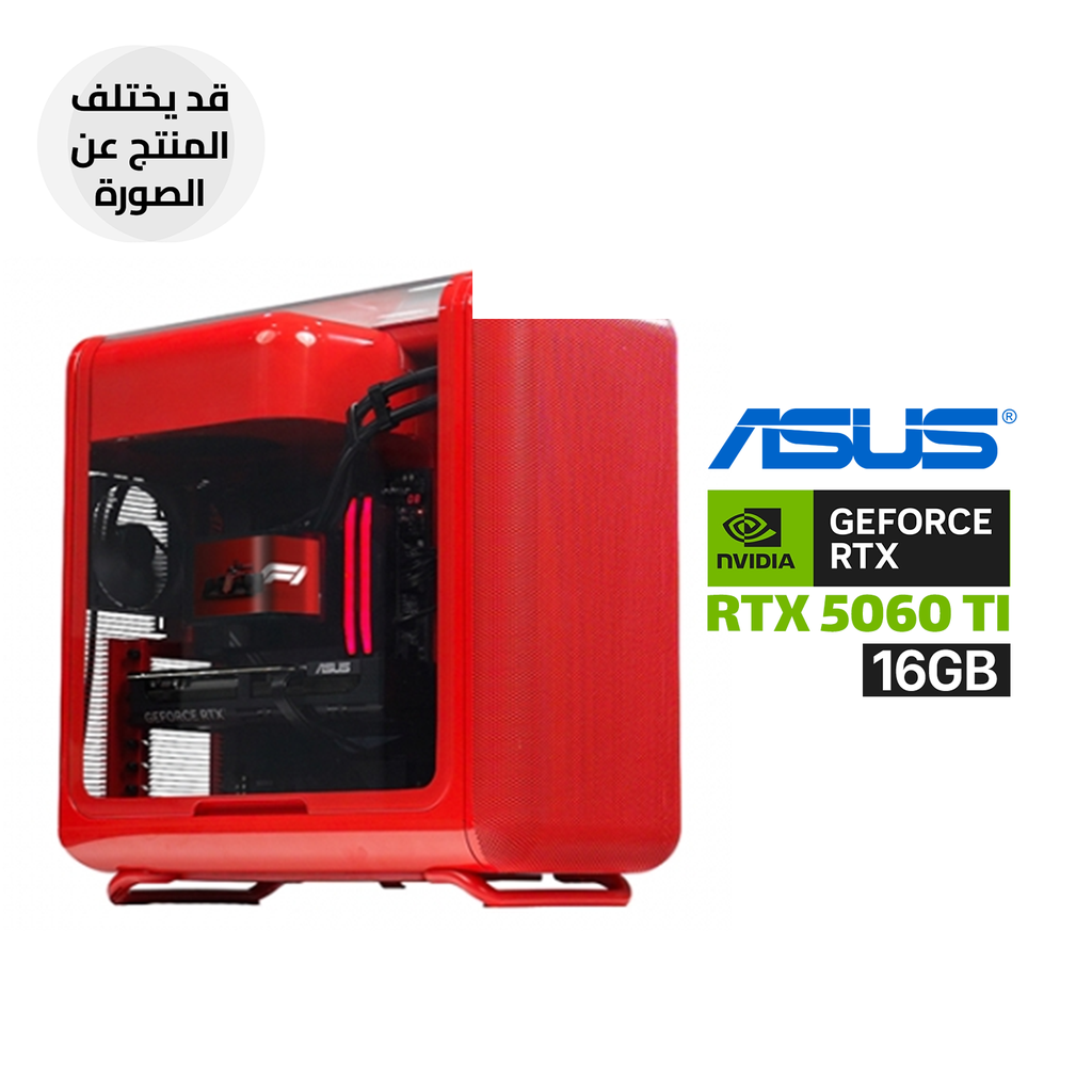 [NS031518] Gaming PC - RYZEN 5 9600X Processor, GIGABYTE B850M D3HP Motherboard, 16GB DDR5 RAM, 1TB NVMe SSD, ASUS DUAL RTX 5060 TI 16GB VGA, L240 Liquid Cooler, 750 WATT GOLD PSU, 3x RGB Fans, HYTE X50 Micro-Mesh Mid-Tower Case, USB WIFI Adapter, Windows 11 Pro
