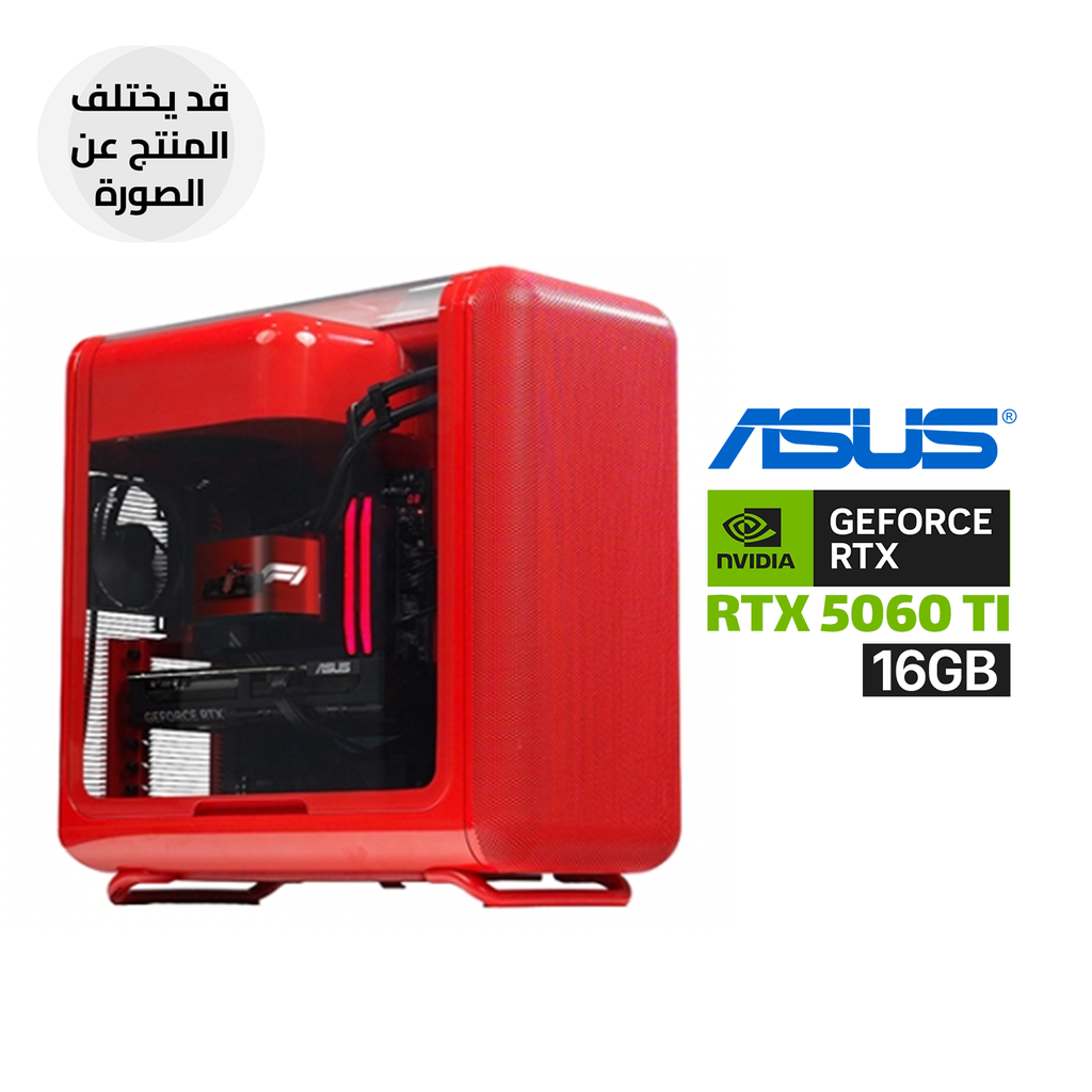 [NS031518] Gaming PC - RYZEN 5 9600X Processor, GIGABYTE B850M D3HP Motherboard, 16GB DDR5 RAM, 1TB NVMe SSD, ASUS DUAL RTX 5060 TI 16GB VGA, L240 Liquid Cooler, 750 WATT GOLD PSU, 3x RGB Fans, HYTE X50 Micro-Mesh Mid-Tower Case, USB WIFI Adapter, Windows 11 Pro