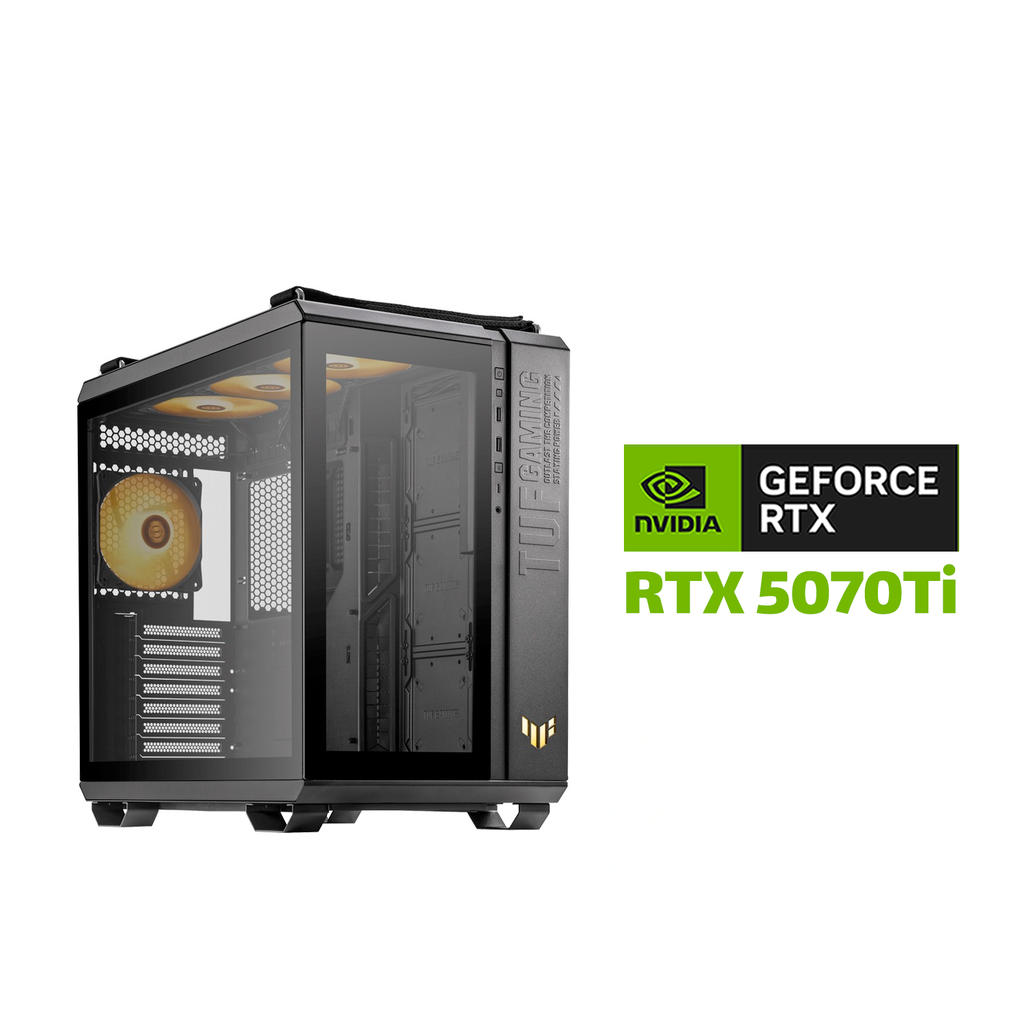 [NS028071] Gaming PC AMD Ryzen 7 7800X 3D Processor,ASUS Prime X870-P WiFi Motherboard,32GB RAM DDR5 (6000),2TB SSD NVME (6000),RTX 5070Ti 16GB VGA,1000 WATT PSU GOLD,Gameon Kraken Series L360 LCD Screen Liquid Cooler, Asus TUF GT502 PLUS Mid Tower Case,Win 11 Pro