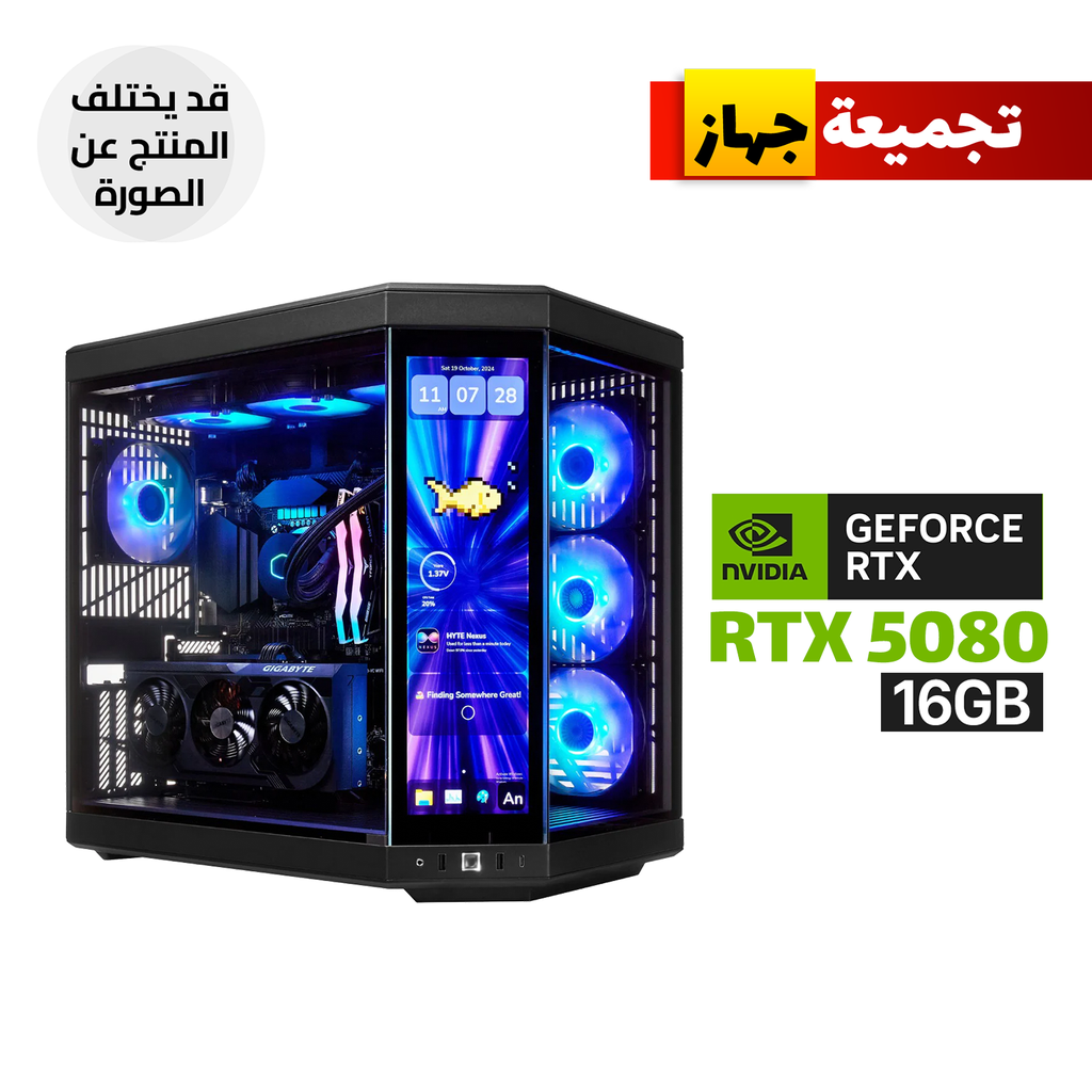Gaming PC AMD Ryzen 7 9800X3D, ASUS ROG STRIX X870-E WIFI-7, 64GB DDR5 RAM, 2TB NVMe Gen4 SSD, ASUS ASTRAL RTX 5080 16GB Graphics, ROG Strix Platinum 1000W PSU, Asus 360mm ARGB LCD Liquid Cooler, HYTE Y70 Touch Infinite Case, Asus 6x RGB Fans, Windows 11