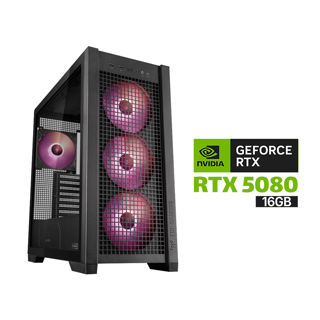 [NS028414] Gaming PC AMD Ryzen 9 9950X3D Processor, ASUS Rog X870-F WIFI Motherboard, 64GB RAM D5(6000), 2TB SSD NVME GEN-4, RTX 5080 16GB VGA, ASUS TUF 1000 WATT, ASUS TUF L360 Liquid Cooler, ASUS TUF Gaming GT302 ARGB Case, Windows 11 Pro (License)