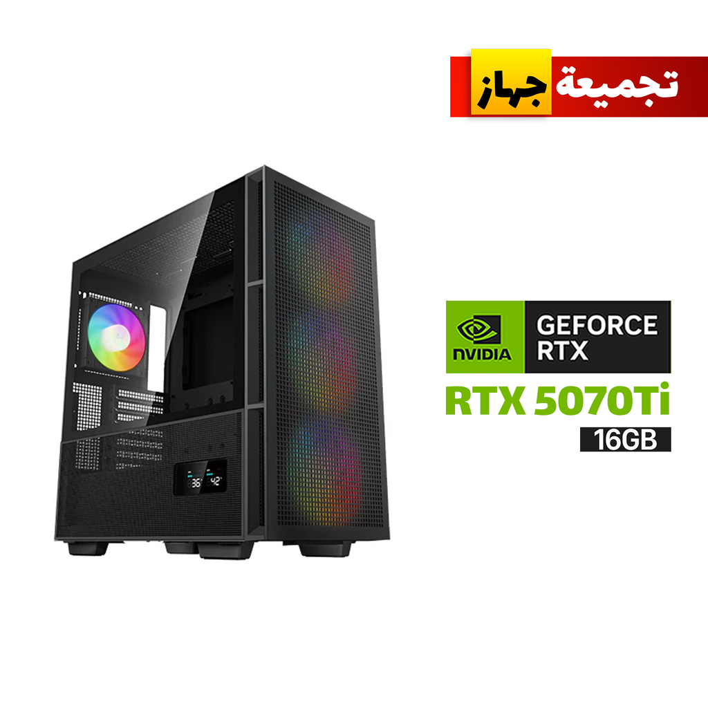 [NS028576] Gaming PC AMD Ryzen 9 9950X3D Processor, ASUS TUF X870 WIFI Motherboard, 64GB RAM D5 (6000), 2TB SSD NVME GEN-4(7400), RTX 5070 Ti 16GB VGA, 850 WATT psu gold, ASUS PRIME L360 Liquid Cooler, DeepCool CH560 Digital ATX Mid Tower, Windows 11 Pro