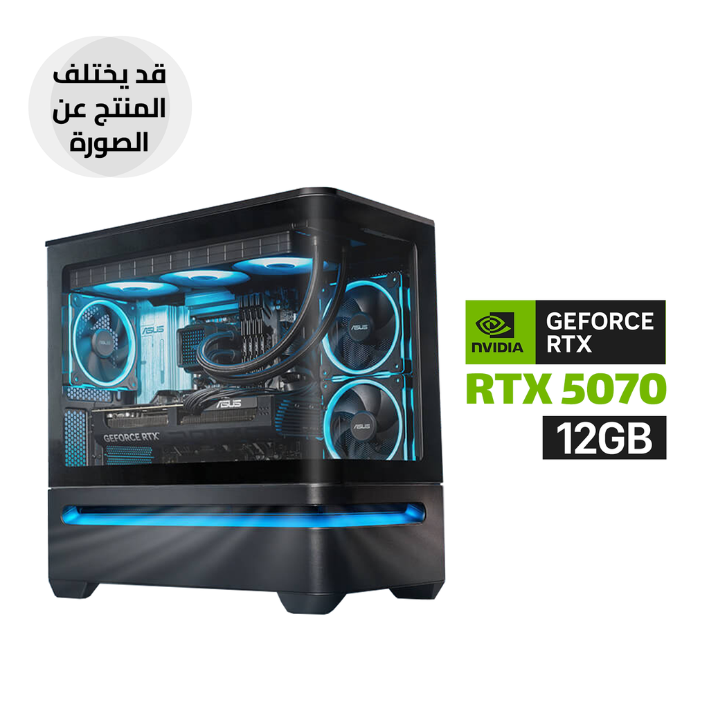 Gaming PC i7-14700F Processor, MSI B760 D5 WIFI Motherboard, 32GB RAM DDR5 (6000), 2TB NVMe SSD, RTX 5070 12GB VGA, 850 WATT GOLD PSU, L240 Liquid Cooler, Asus Prime AP202 Mid Tower Case 3x ARGB Fans, Windows 11 Pro (License)