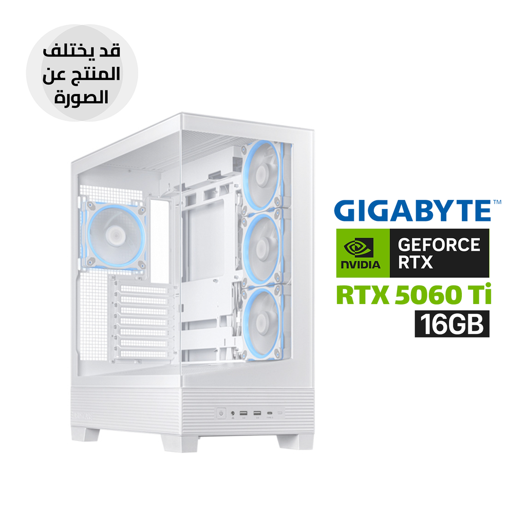 Gaming PC i7-14700F Processor, MSI Prime B760M-A WiFi D5 Motherboard, 32GB DDR5 RAM, 1TB NVMe SSD, Gigabyte RTX 5060 Ti AERO OC 16GB VGA, 750 WATT GOLD PSU, Asus A31 Plus Mid Tower 4x RGB Fans, ZALMAN L240 Liquid Cooler White, Windows 11 Pro License