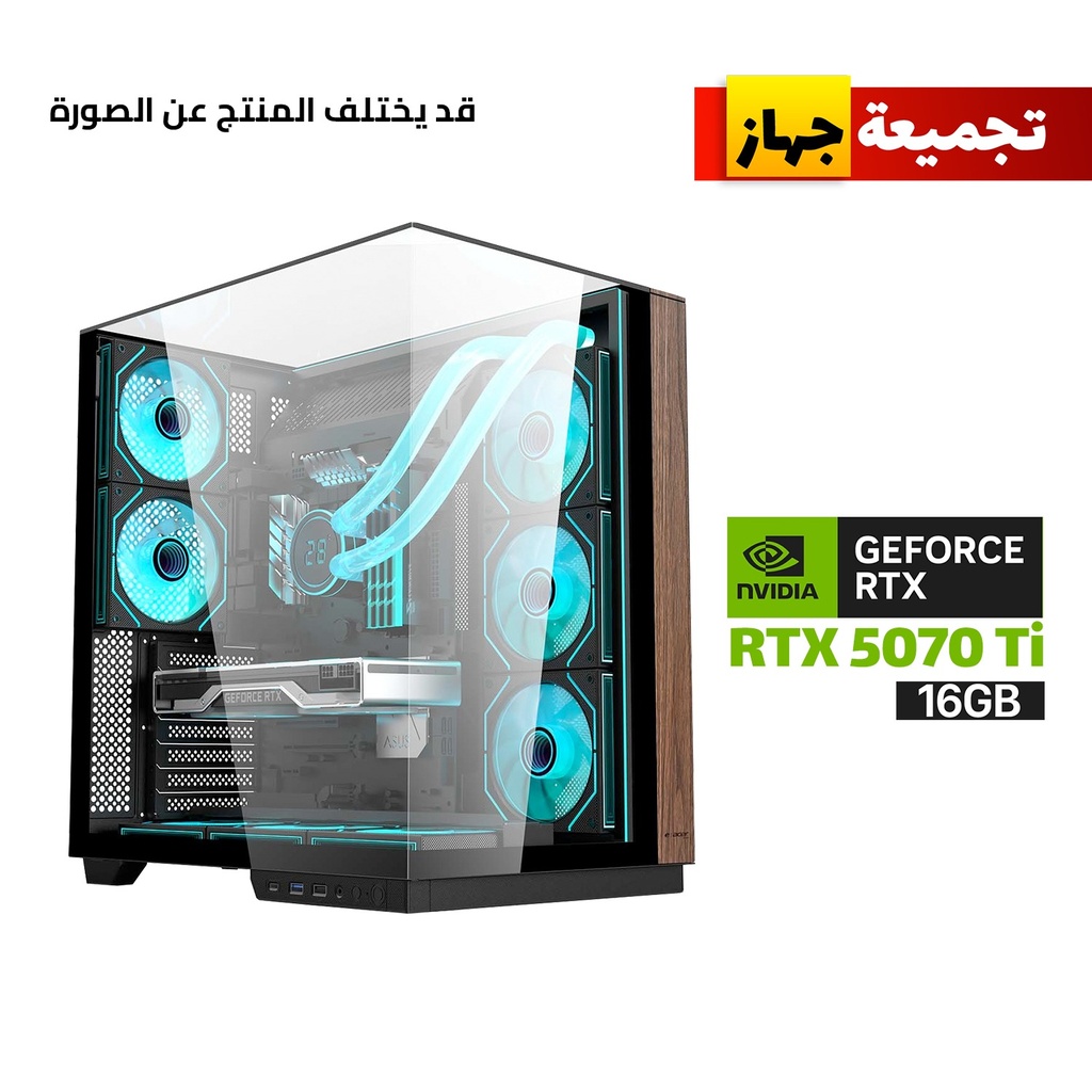 [NS030729] Gaming PC i7-14700K Processor, ASUS Z790-P WIFI D5 Motherboard, 32GB DDR5 RAM (6000), 1TB NVMe SSD (6000), PNY RTX 5070 TI 16GB VGA, L360 Liquid Cooler, 850 WATT GOLD PSU, Acer V333 ATX Mid Tower Case with 8x ARGB Fans, Windows 11 Pro (License)