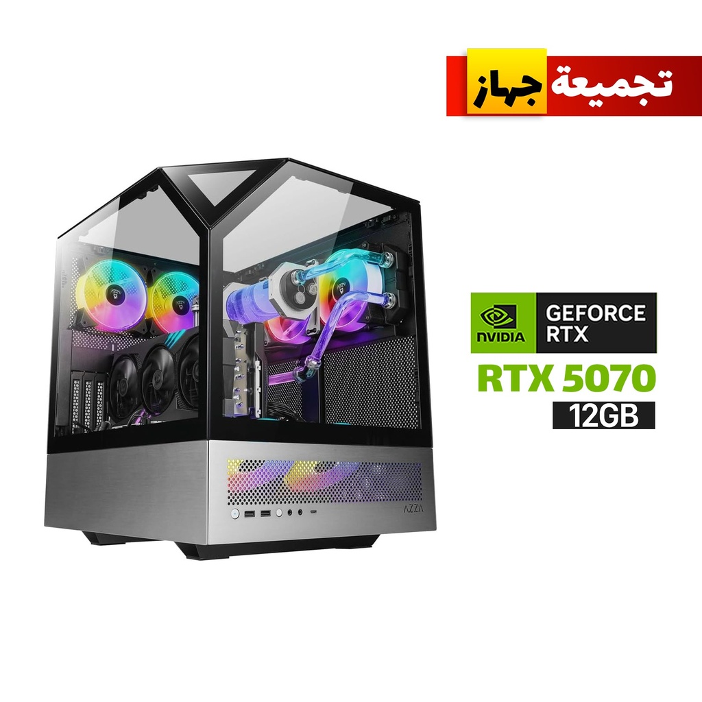 Gaming PC i7-14700K Processor,ASUS PRIME Z790-P WIFI Motherboard,32GB D5 RAM (6000),2TB NVME SSD (6000),ASUS PRIME RTX 5070 12GB VGA,ASUS PRIME 750 WATT GOLD PSU,ASUS PRIME L360 Liquid Cooler,AZZA Sanctum Unlimited Towers ATX Case,Win 11 Pro (License)