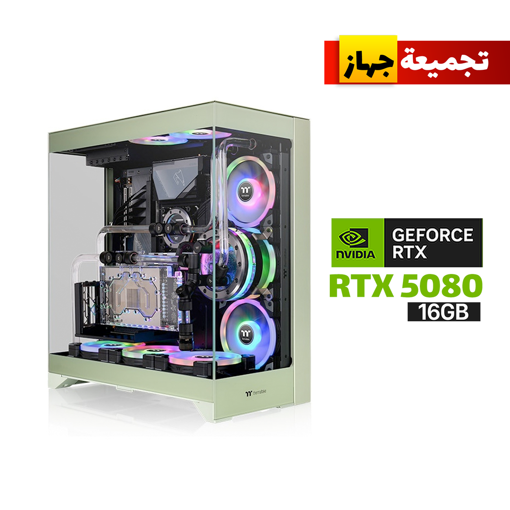[NS029900] Gaming PC i9-14900K ,ASUS TUF Z790 WIF, 32GB D5 RAM, 2TB SSD NVMe Gen 4,RTX 5080 16GB VGA,1000 WATT GOLD PSU,TT L360 Liquid Cooler,TT CTE E550 TG Mid Tower Case,Thermaltake CT120 EX ARGB 120mm Fans,Lian-Li Strimers,Win 11 Pro (License)