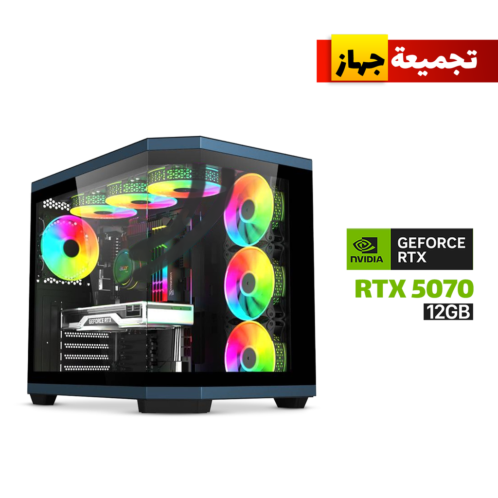 Gaming PC i9-14900K CPU, Asus Z790-P WiFi DDR5 MB, 32GB DDR5 RAM, 1TB NVMe SSD, RTX 5070 12GB VGA, 750 WATT GOLD PSU, GameOn L360 Liquid Cooler, Acer V950 Mid Tower Case With 7x RGB Fans, Windows 11 Pro License