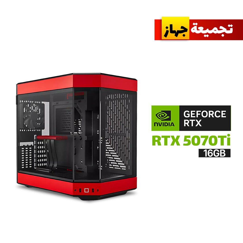 [NS028096] Gaming PC i9-14900K Processor, ASUS Z790-P WIFI Motherboard, 32GB DDR5 (6000) RAM, 2TB NVMe (6000) SSD, NVIDIA GeForce RTX 5070Ti 16GB, 1000 WATT PSU GOLD, ASUS Prime L360 Liquid Cooler, HYTE Y60 Mid Tower Case, Asus TF120 Fan (Pack of 3), Windows 11 Pro