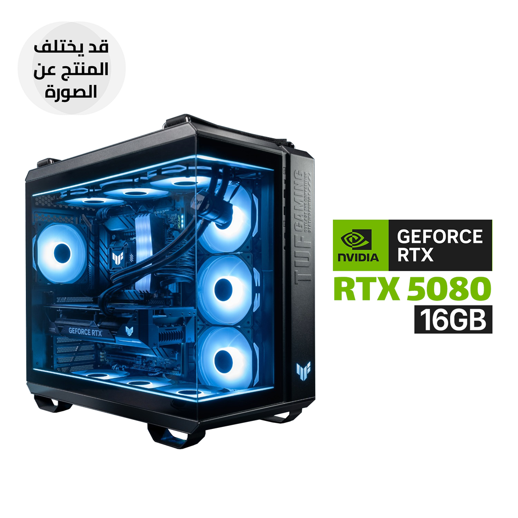[NS032345] Gaming PC i9-14900KS Processor, ASUS TUF Z790 WIFI Motherboard, 32GB RAM DDR5, 2TB SSD NVMe, ASUS TUF RTX 5080 16GB VGA, 1000 WATT GOLD PSU, ASUS TUF L360 Liquid Cooler, Asus TUF Gaming GT502 Horizon Case 3x ASUS Fans, Windows 11 Pro (License)