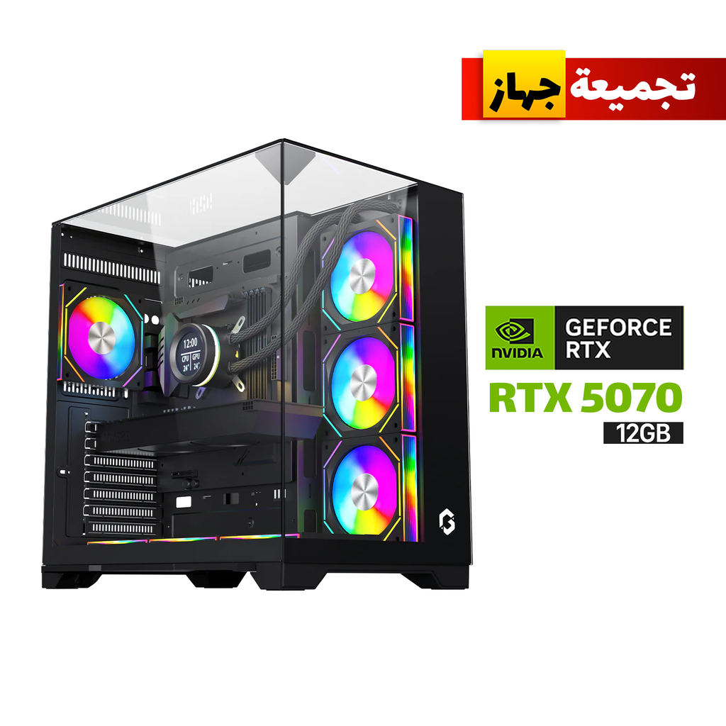 [NS028216] Gaming PC Intel Core Ultra 7 265K Processor,ASUS Z890-P WIFI Motherboard,32GB RAM DDR5 (6000),2TB SSD NVME,Zotac Geforce RTX 5070 12GB Solid VGA,850 WATT GOLD PSU,GameOn L360 Liquid Cooler,GameOn Valkyrie I Series Mid Tower Case,Windows 11 Pro (License)