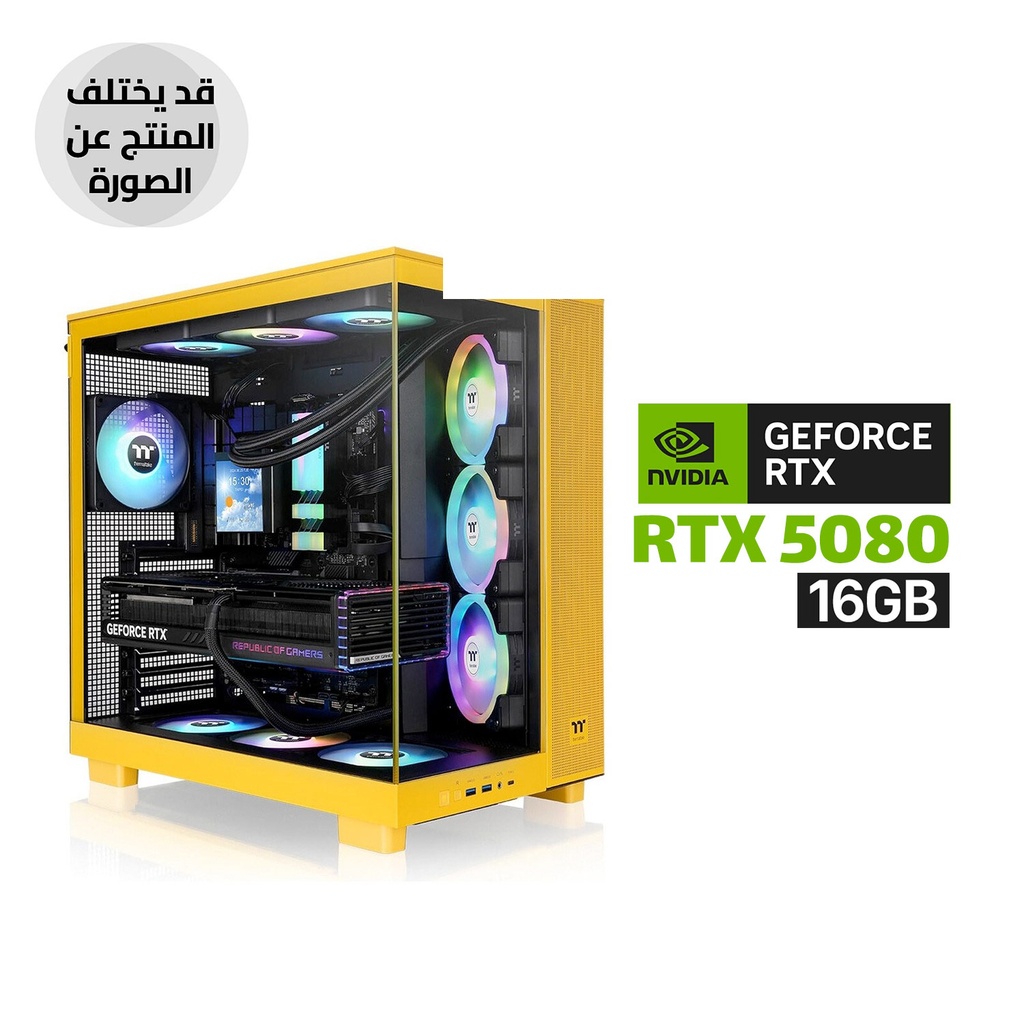 [NS031717] Gaming PC Ryzen 7 9800X3D, ASUS ROG STRIX X870-H WiFi 7, 32GB D5 6000, 2TB NVMe Gen4, RTX 5080 16GB, Asus ROG 1200W Platinum PSU, Asus ROG Strix L360 LCD AIO, TT View 380 XL with 4 ARGB Fans, Lian-Li Strimers, Win 11 Pro
