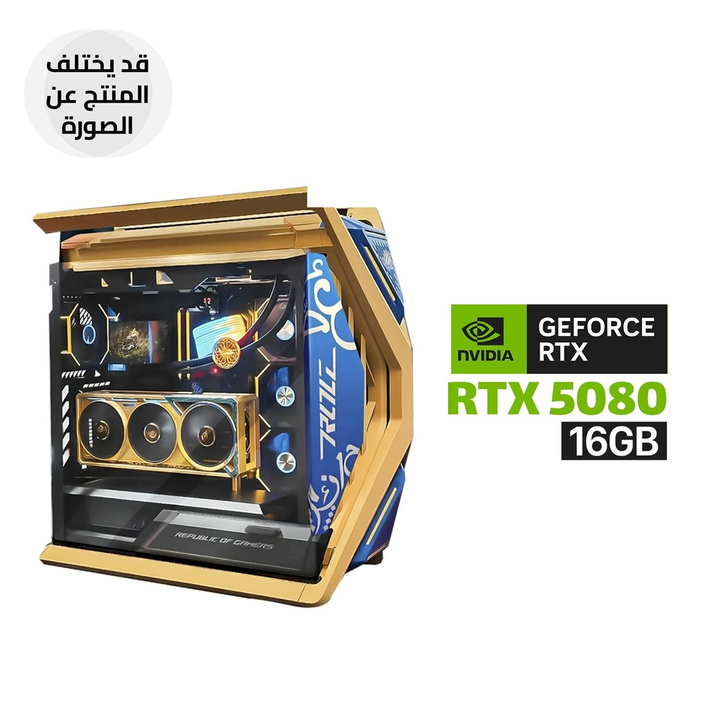 Gaming PC RYZEN 9-9950X3D,Asus ROG STRIX X870-E WIFI 7,64GB D5 RAM,2TB NVMe Gen-5, RTX 5080 16GB VGA, ROG RYUJIN III 360 ARGB Extreme Liquid Cooler,ROG Thor 1200W Platinum III,ROG Hyperion GR701 Case,4x ARGB Fans,Win 11 Pro