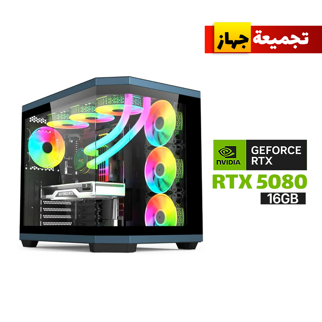 [NS030100] Gaming PC Ultra 7-265K Processor, Gigabyte Intel Core Ultra Z890 Gaming X Wifi 7 Motherboard, 32GB D5 RAM (6000), 2TB NVMe SSD (6000), RTX 5080 16GB VGA, 1000 WATT GOLD PSU, L360 Liquid Cooler, Acer V950 Mid Tower Case, Windows 11 Pro (License)