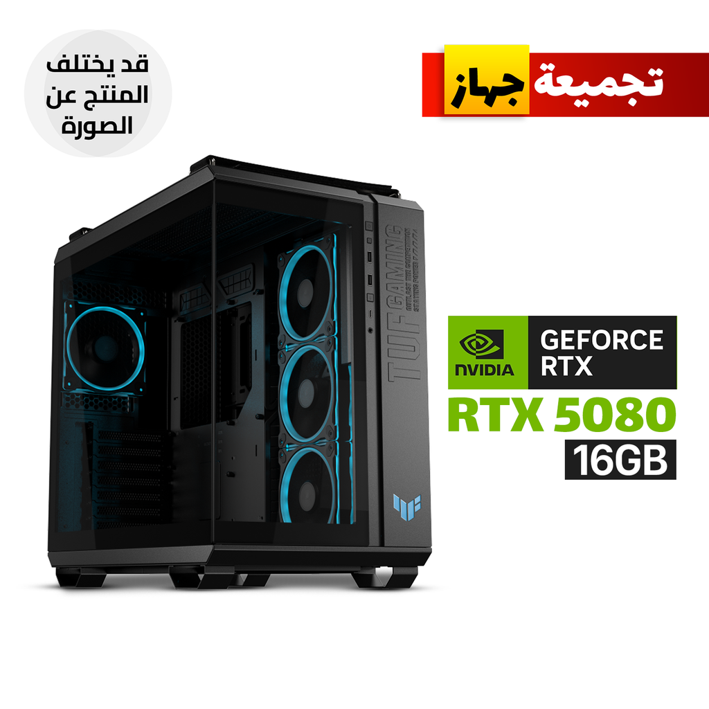 [NS031685] Gaming PC – i9-14900K, ASUS TUF Z790 WiFi Motherboard, 64GB DDR5 RAM, 2TB SSD NVMe GEN-4, RTX 5080 16GB VGA, ASUS TUF 1000 WATT GOLD PSU, Asus Rog Strix LC III 360 ARGB LCD Black Cooler, Asus Tuf Gaming GT502 Horizon Black Case, Win 11 Pro