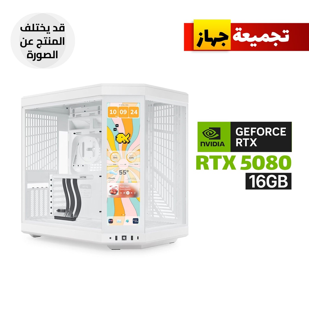 [NS030556] Intel Ultra 9-285K,Asus Rog Strix Z890-A WIFI,Kingston 64GB D5 RAM,2TB Gen-5 NVMe, RTX 5080 16GB, ASUS ROG III STRIX LC 360 Wht,ASUS TUF 1000W GOLD PSU,HYTE Y70 Touch Infinite Display Mid Tower Whit,ASUS TUF 6X Fans,Win11 Pro (License)