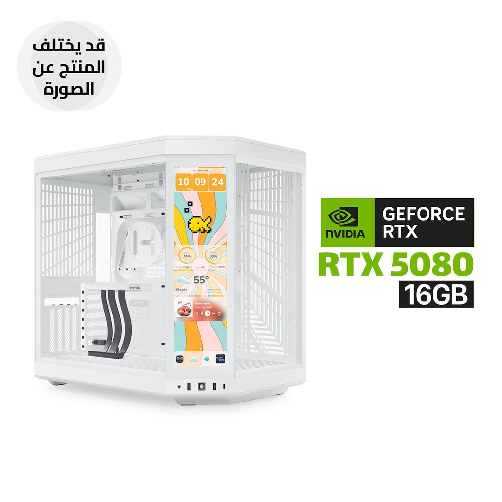 [NS030556] Intel Ultra 9-285K,Asus Rog Strix Z890-A WIFI,Kingston 64GB D5 RAM,2TB Gen-5 NVMe, RTX 5080 16GB, ASUS ROG III STRIX LC 360 Wht,ASUS TUF 1000W GOLD PSU,HYTE Y70 Touch Infinite Display Mid Tower Whit,ASUS TUF 6X Fans,Win11 Pro (License)