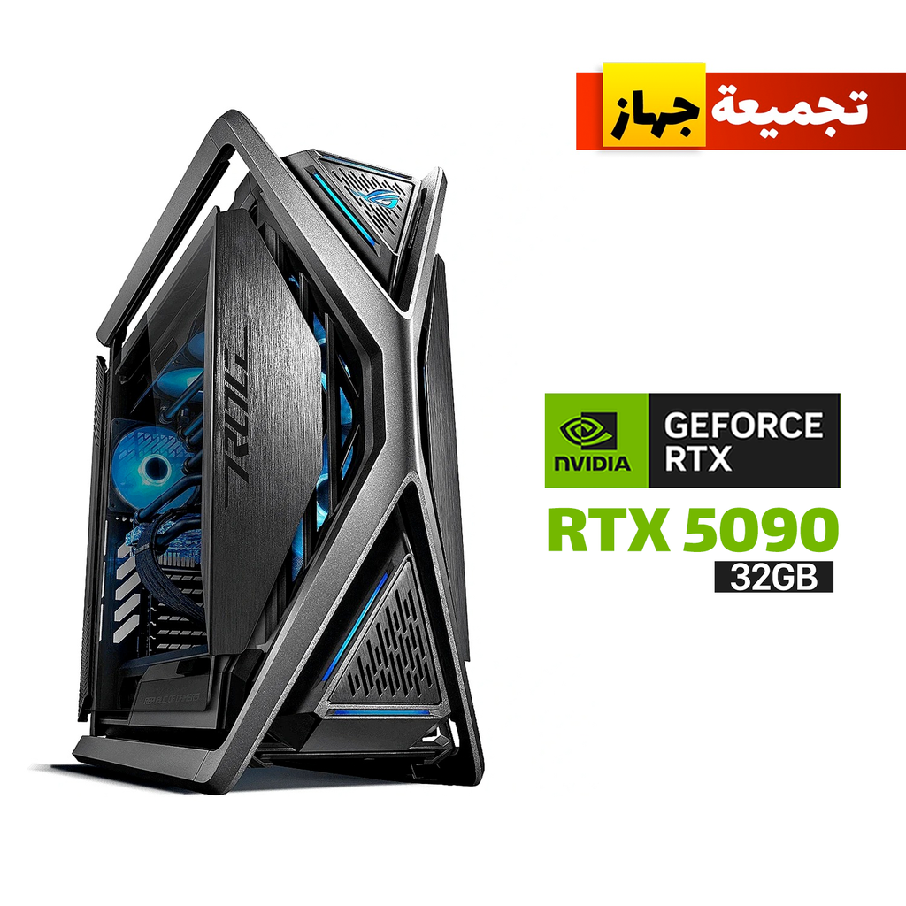 Gaming PC AMD Ryzen 7-9800X3D,Asus Rog Strix X870-E MB, 64GB D5 Ram, Samsung 990 Pro 2TB,Asus ASTRAL RTX 5090 32GB,Rog Strix 1200 WATT PSU,ASUS XTREAM RYUJIN 3 L360,Asus Hyperion GR701 Case,4x RGB Fans,Windows 11 Pro