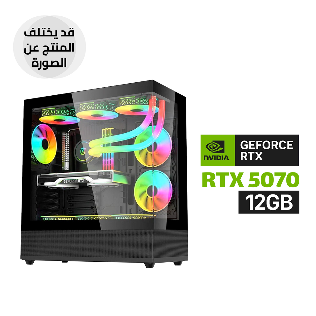 [NS030830] Gaming PC i7-14700F, MSI BOMBER B760 D5 WIFI Motherboard, 32GB DDR5 6000MHz, 1TB NVMe SSD, RTX 5070 12GB GPU, 850W Gold PSU, L240 Liquid Cooler, Acer V930B Mid Tower 6x RGB Fans, Windows 11 Pro