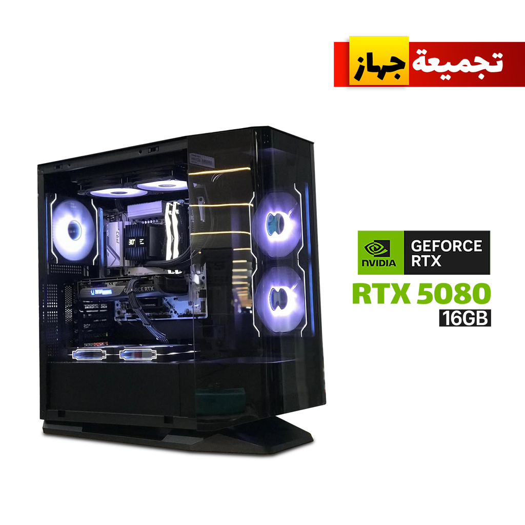 [NS028955] Gaming PC i7-14700K CPU, Asus Prime Z790-A WiFi DDR5 MotherBoard, 32GB DDR5 (6000) RAM, 2TB NVMe Gen-4 (7400) SSD, RTX 5080 16GB VGA, MSI Prime L360 Liquid Cooler, 1000 WATT GOLD PSU, Cougar FV270 Mid Tower Case, 6x RGB Fans, Windows 11 Pro License