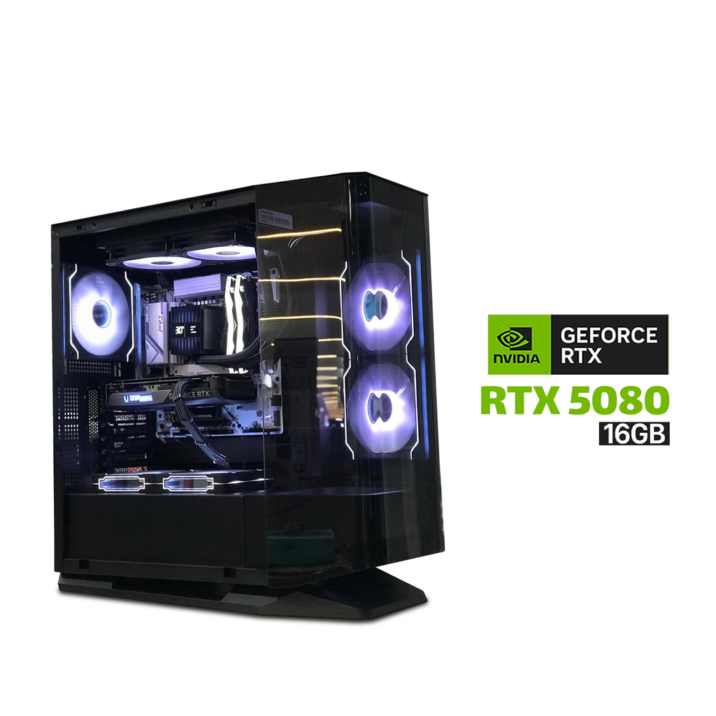[NS028955] Gaming PC i7-14700K CPU, Asus Prime Z790-A WiFi DDR5 MotherBoard, 32GB DDR5 (6000) RAM, 2TB NVMe Gen-4 (7400) SSD, RTX 5080 16GB VGA, MSI Prime L360 Liquid Cooler, 1000 WATT GOLD PSU, Cougar FV270 Mid Tower Case, 6x RGB Fans, Windows 11 Pro License