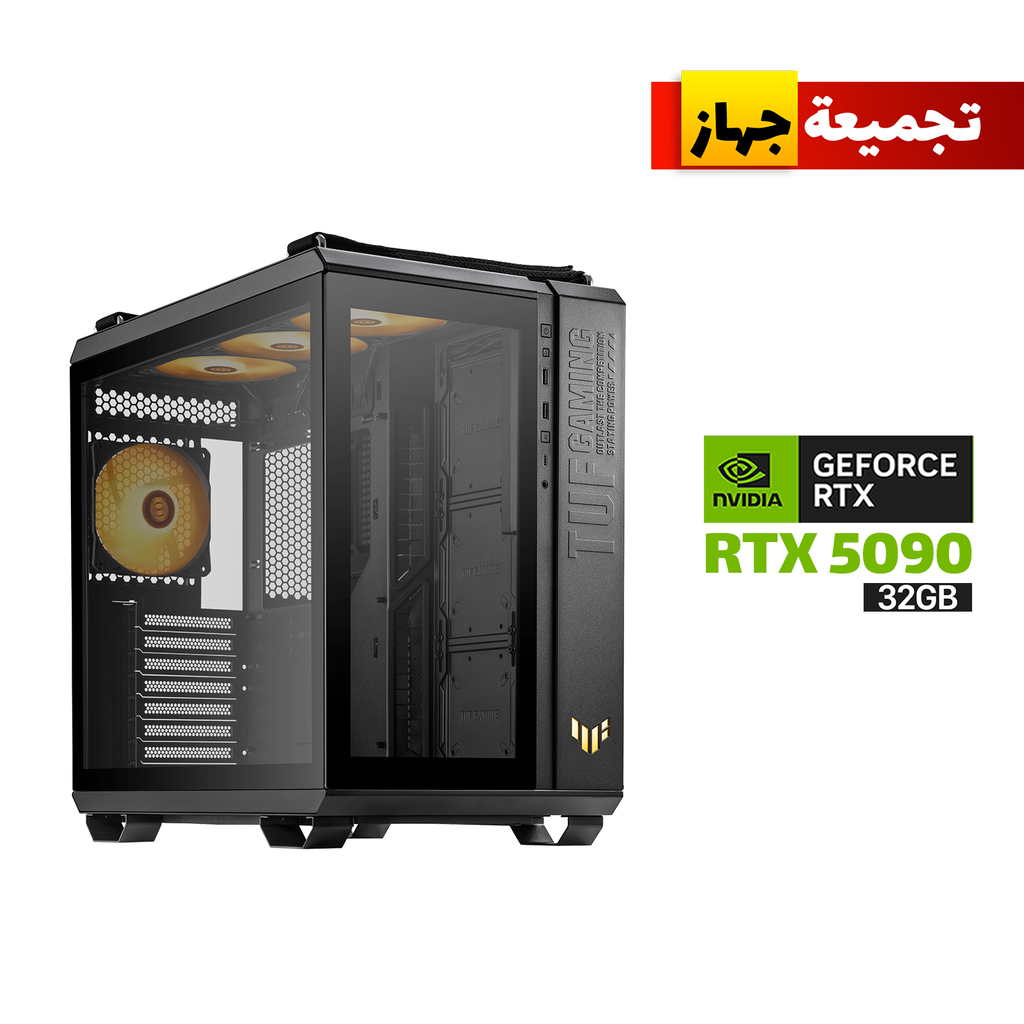 Gaming PC i9-14900K,ASUS TUF Z790 WIFI Motherboard,64GB RAM DDR5 (6000),Acer Predator 4TB GEN-5,ASUS TUF RTX 5090 32GB VGA,ASUS TUF L360 Liquid Cooler,ASUS TUF 1200 WATT GOLD PSU,Asus TUF Gaming GT502 PLUS Mid Tower Case,ASUS TUF 3X RGB Fans, Win 11 Pro