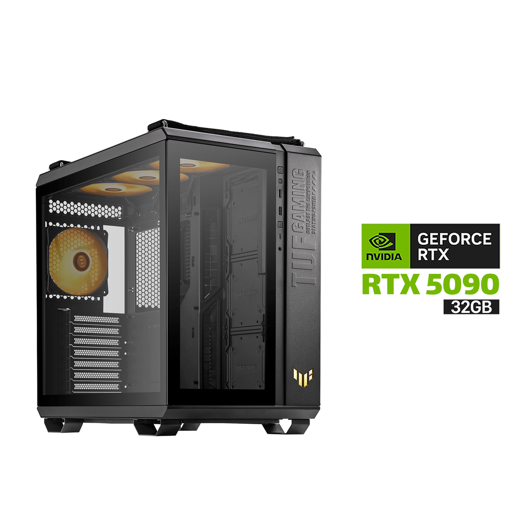 [NS029604] Gaming PC i9-14900K,ASUS TUF Z790 WIFI Motherboard,64GB RAM DDR5 (6000),Acer Predator 4TB GEN-5,ASUS TUF RTX 5090 32GB VGA,ASUS TUF L360 Liquid Cooler,ASUS TUF 1200 WATT GOLD PSU,Asus TUF Gaming GT502 PLUS Mid Tower Case,ASUS TUF 3X RGB Fans, Win 11 Pro