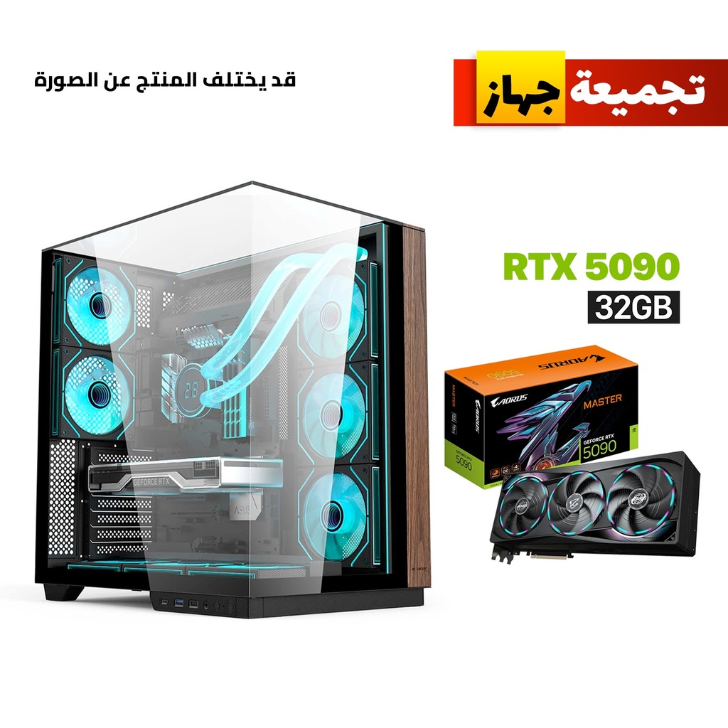 Gaming PC Intel Core i9-14900KS, Z790 AORUS XTREME X WiFi 7 Motherboard, 64GB DDR5 (6000), 4TB NVMe Gen-5 SSD, Gigabyte RTX 5090 AORUS Master OC 32GB GPU, ASUS TUF 1200W Gold PSU, Tryx Panorama SE 360 ARGB Liquid Cooler, Acer V333 Case 8x Fans, Win 11 Pro