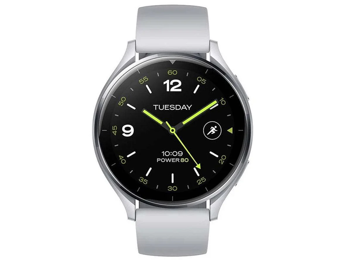 [LVL-506615-SILVER-NO-COLOR] Xiaomi Watch 2 Case With Black TPU Strap (Silver)