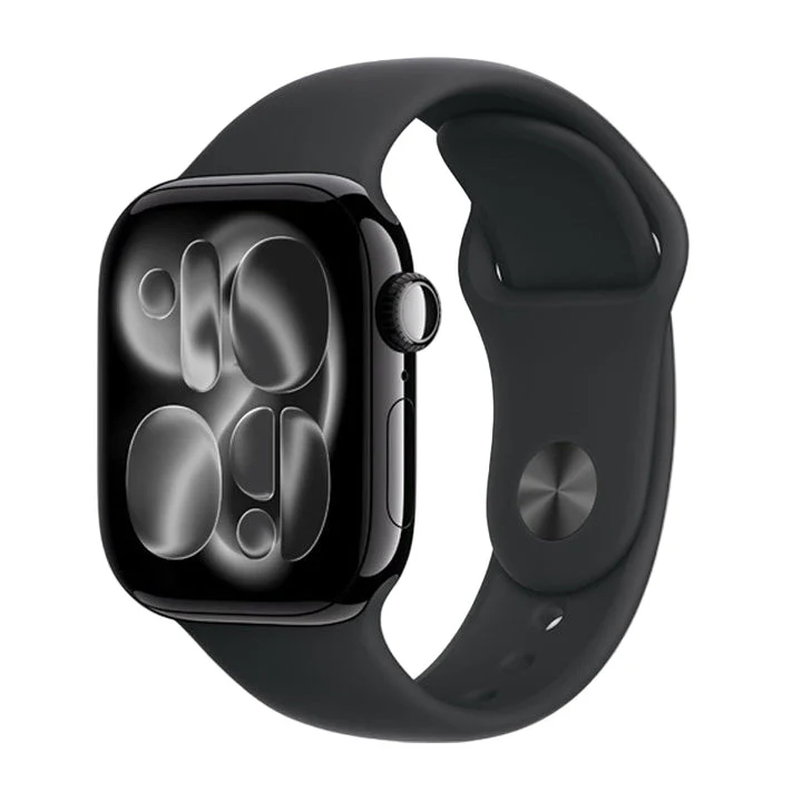 [AWS1N] Apple Watch Series 11, 42mm, Aluminum Case (GPS) (Black Case / Black Sport Band)