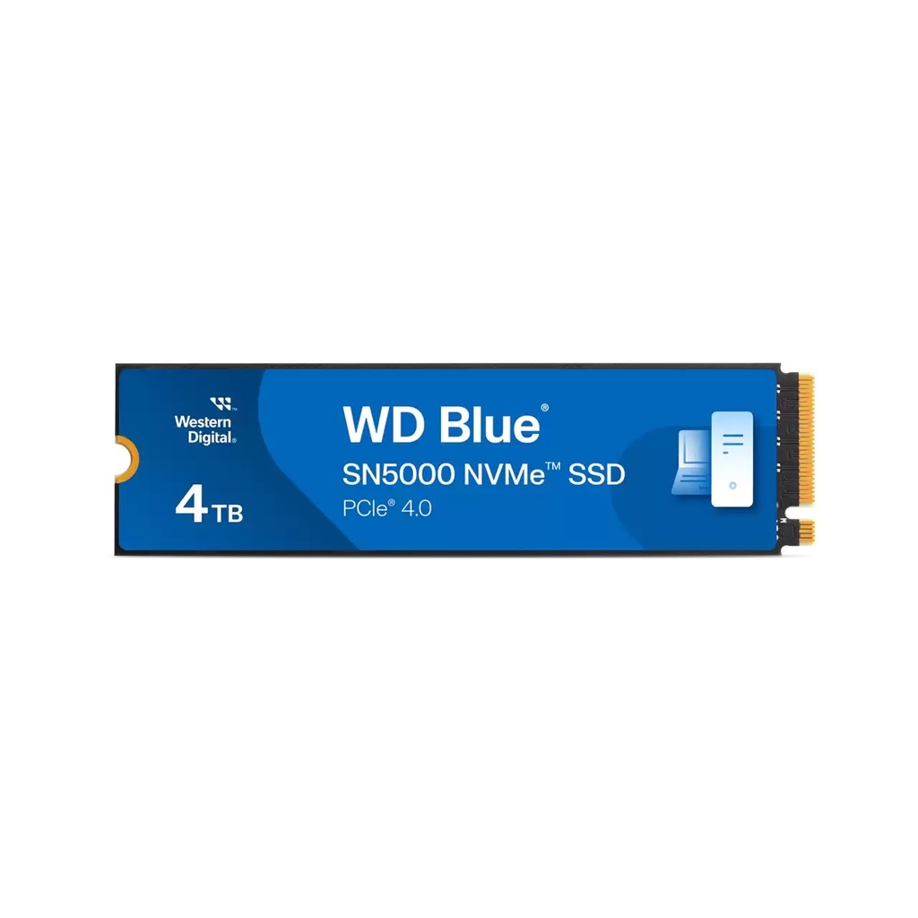 WD Blue SN5000 4TB PCIe 4.0 NVME SSD Up to 5,500 MB/s Read