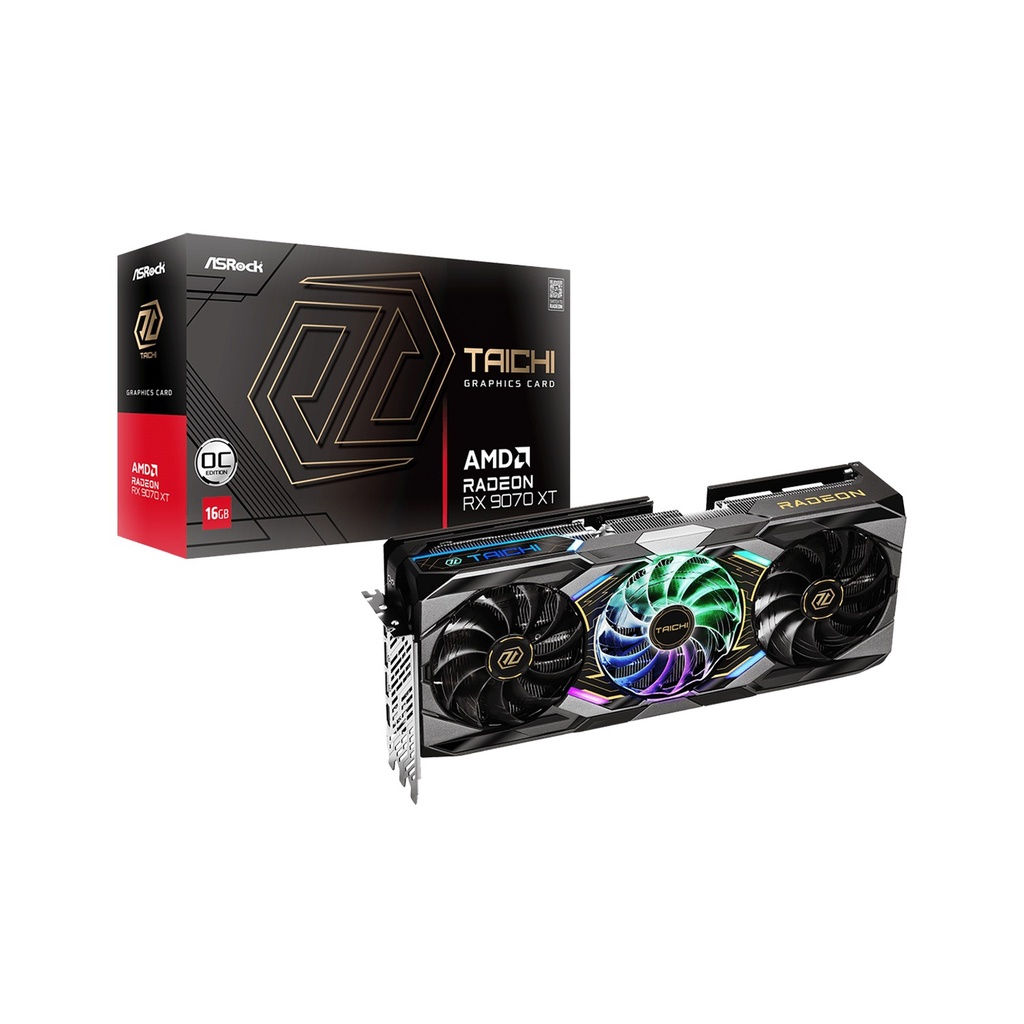 [NS029046] ASRock Radeon RX 9070 XT Taichi 16GB OC Edition Graphics Card