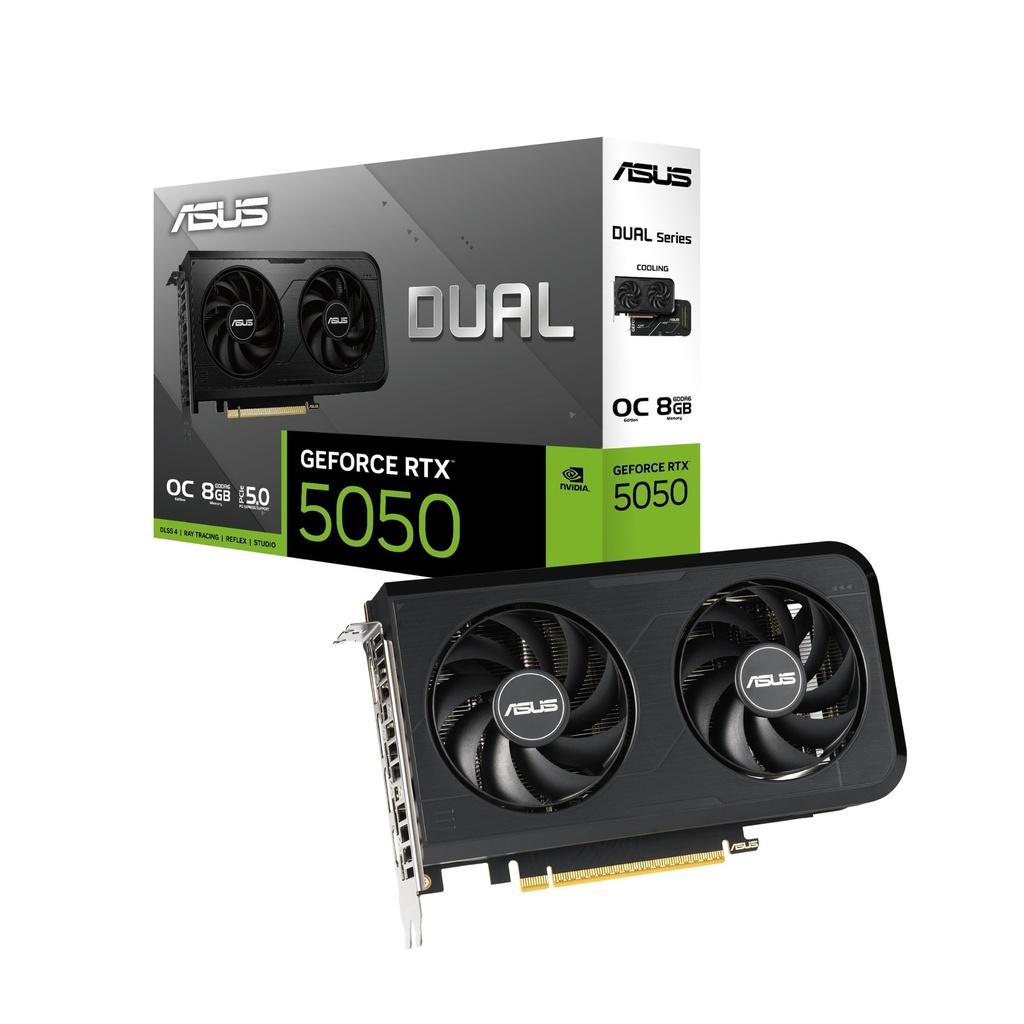 [NS031163] ASUS Dual GeForce RTX 5050 8GB OC Edition GDDR7 Graphic Card