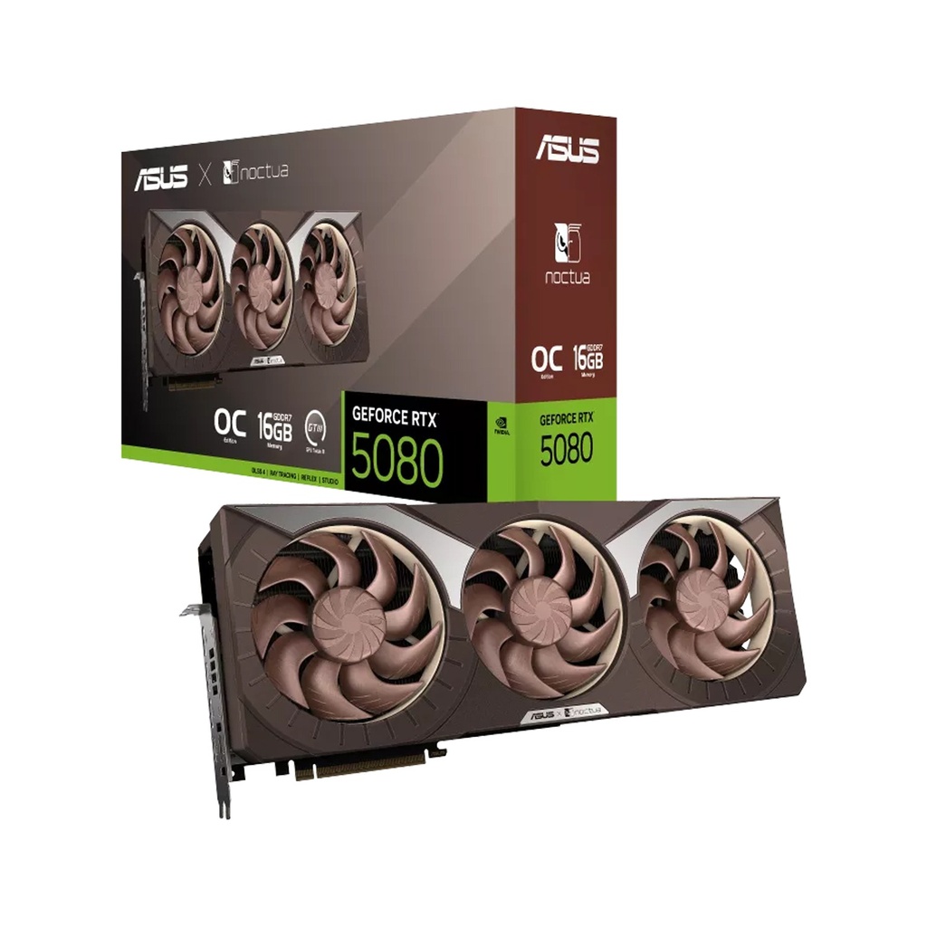 [NS032088] ASUS GeForce RTX™ 5080 16GB GDDR7 Noctua OC Edition Graphic Card