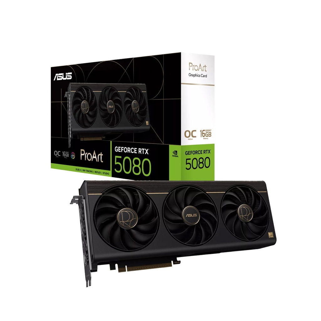 [NS032555] Asus Proart GeForce RTX 5080 OC Edition 16GB GDDR7 Graphic Card