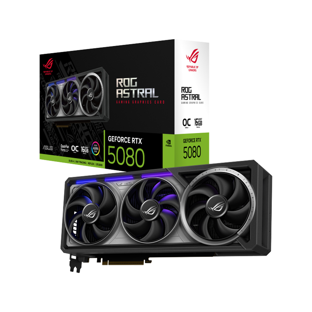 [NS027800] ASUS ROG Astral GeForce RTX™ 5080 16GB GDDR7 OC Edition Graphic Card