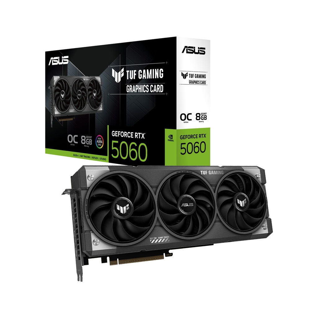 [NS029069] Asus Tuf Gaming Geforce RTX 5060 OC Edition 8GB GDDR7 Graphic Card