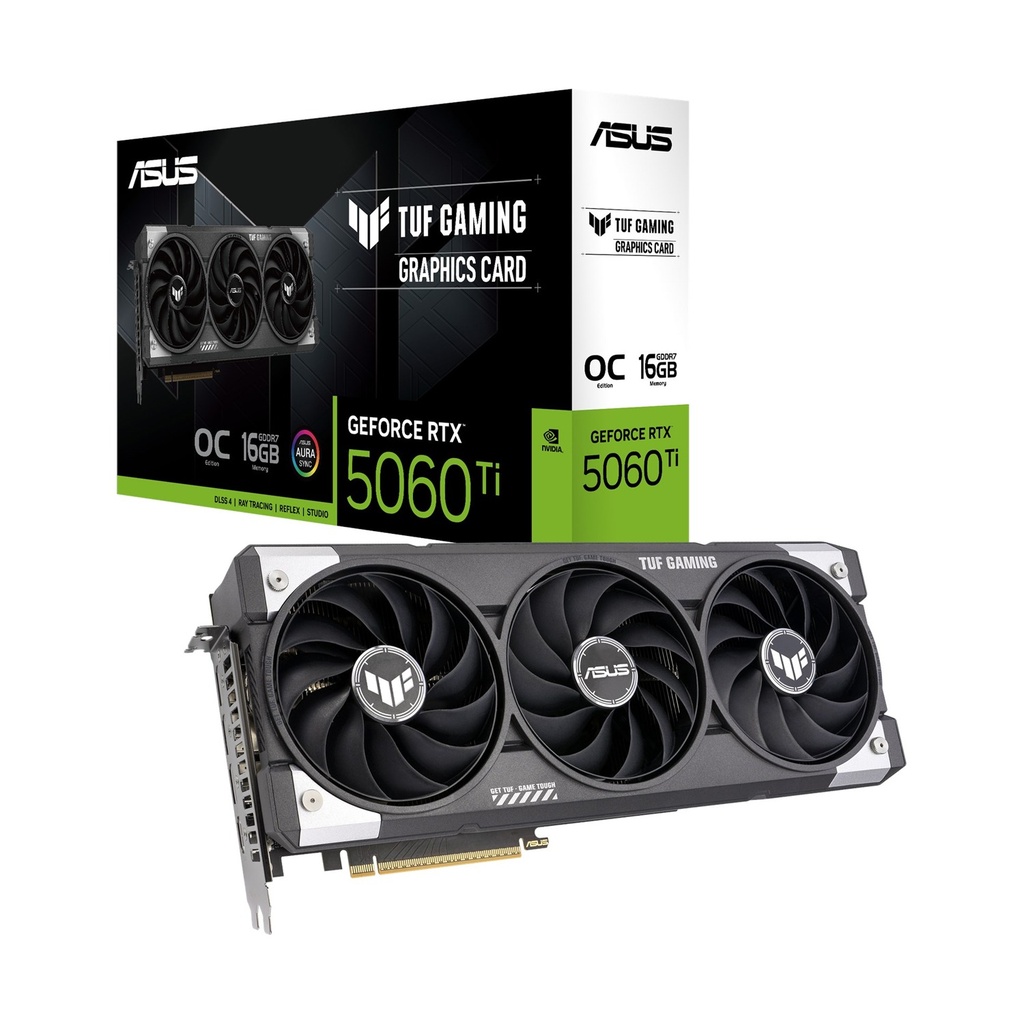 [NS028723] ASUS TUF Gaming GeForce RTX™ 5060Ti 16GB GDDR7 OC Edition Graphic Card