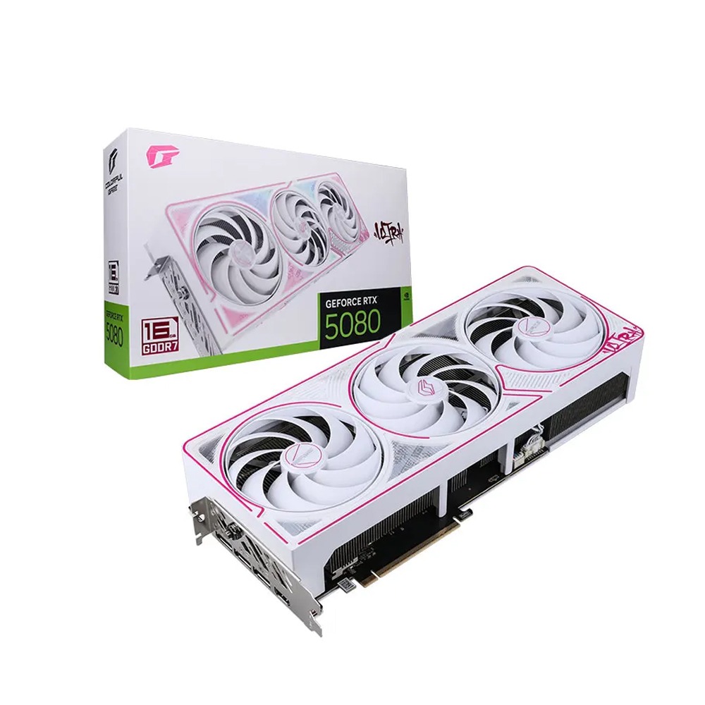 [NS032138] ColorFul iGame Geforce RTX 5080 Vulcan W OC 16GB GDDR7 Graphic Card