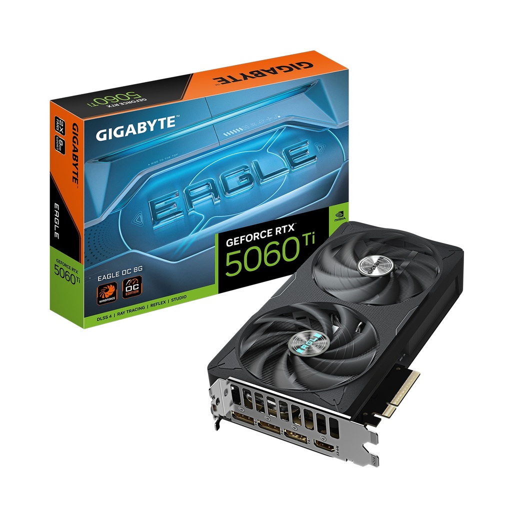 [NS029456] GigaByte GeForce RTX 5060Ti EAGLE OC Edition 8GB GDDR7 Graphics Card