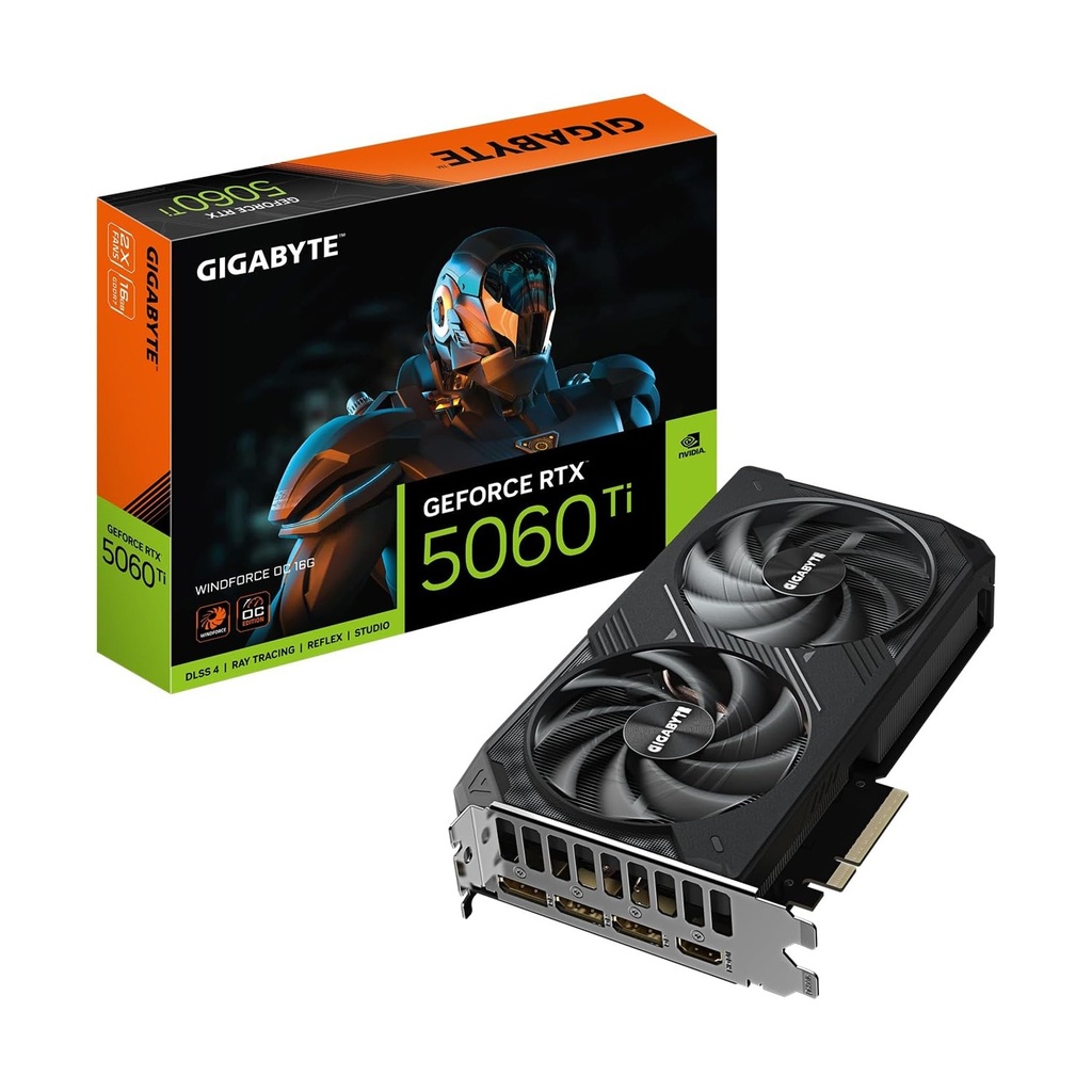 [NS031994] GigaByte Geforce RTX 5060Ti WindForce 8GB GDDR7 Graphic Card