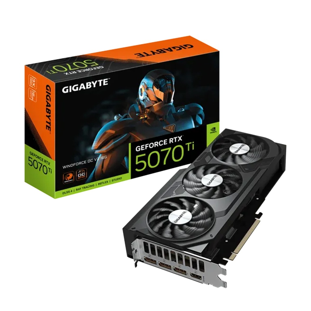 [NS031995] Gigabyte GeForce RTX­­ 5070Ti WindForce V2 OC Edition 16GB GDDR7 Graphics Card