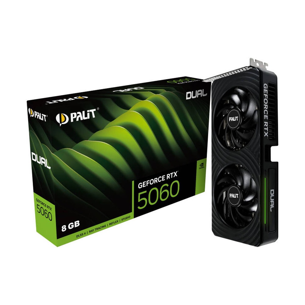 [NS029909] Palit Dual Geforce RTX 5060 8GB GDDR7 Graphic Card